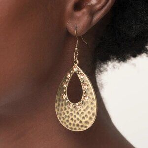 Terraform Twinkle - Brown Earrings